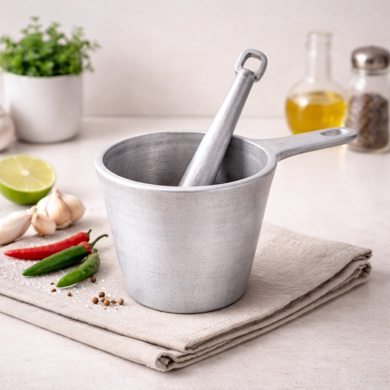 Aluminium Mortar and Pestle Set - Image 2 of 8