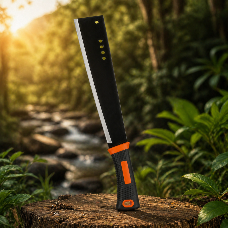 Heavy Duty Utility Knife with Carbon Steel Blade and Ergonomic Grip - Image 2 of 7