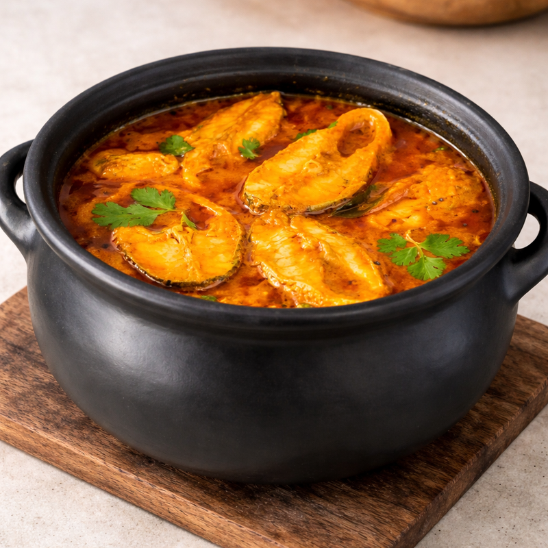 Longpi Black Clay Cooking Pot with Lid and Dual Side Handles - Image 5 of 10