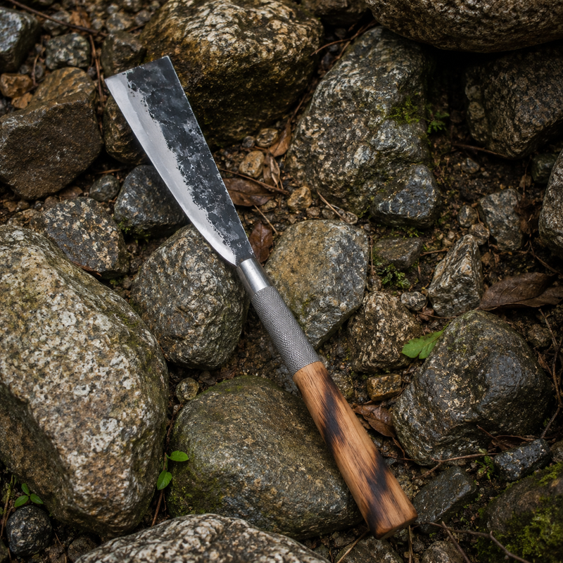 Rugged Heavy Duty Handmade Forged Iron Naga Dao Knife for Wood Bamboo Meat Grass and Bush Cutting - Image 5 of 10
