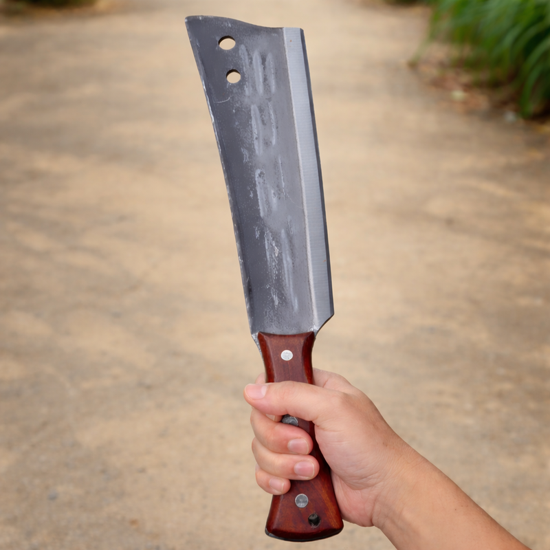 Heavy Duty Hand Forged Meat Cleaver Knife | Bone Chopper Butcher Knife - Image 6 of 8