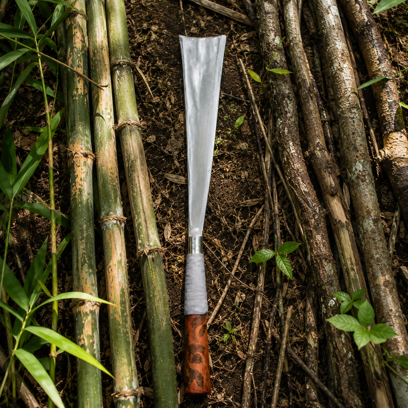 Handmade Konyak Naga Dao Utility Knife with Forged Iron Long Blade - Image 15 of 15