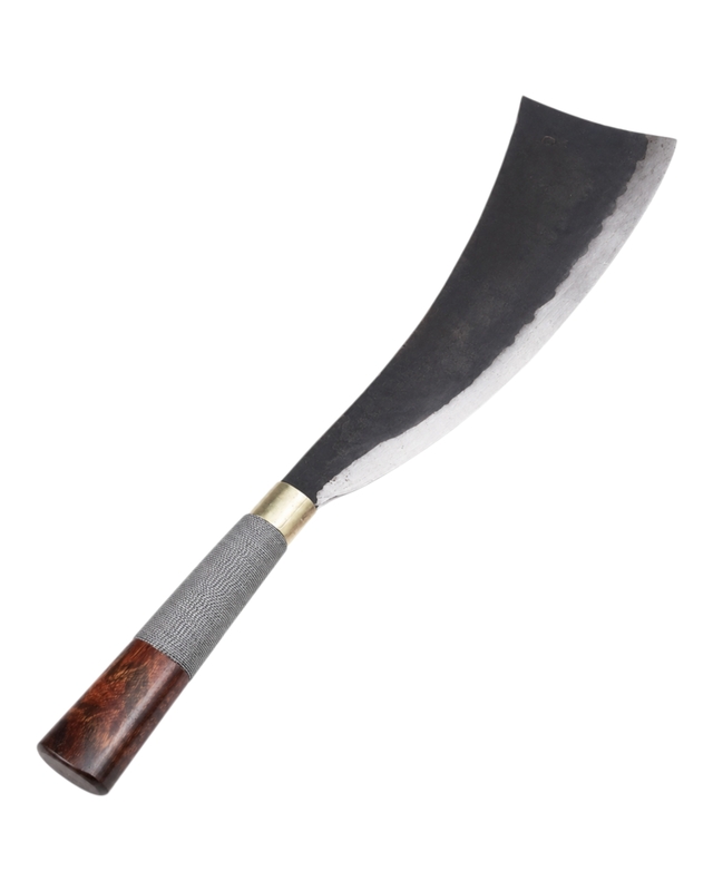 Handmade Iron Blade Rugged Curved Naga Dao Traditional Chopper