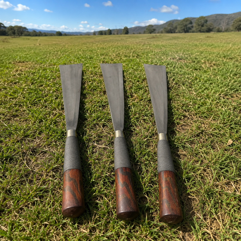 Traditional Konyak Naga Forged Iron Dao Knife for Kitchen and Outdoor Utility - Image 8 of 12