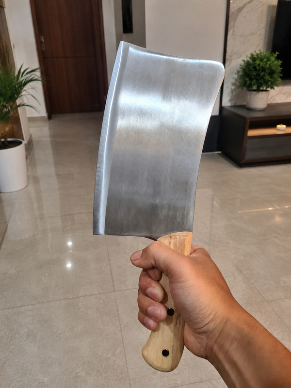 Meat Cleaver Knife for Chicken Fish and Meat Stainless Steel 7 Inch - Image 2 of 6