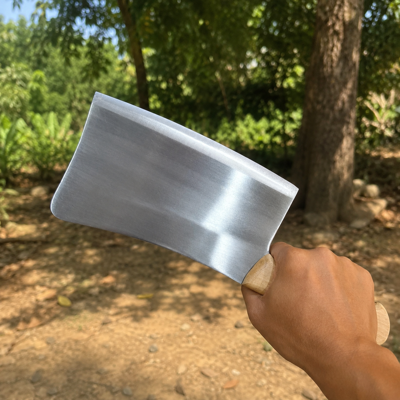 Meat Cleaver Knife for Chicken Fish and Meat Stainless Steel 7 Inch - Image 3 of 6
